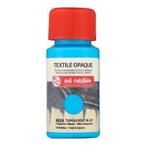Talens χρώμα textile opaque 5024 turquoise blue 50ml