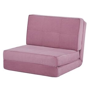Flex πολυθρόνα-κρεβάτι ροζ  Υ62x74x80εκ.