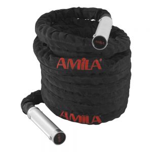 Battle Rope AMILA με Χερούλια Αλουμινίου 9m
