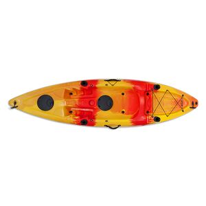 CONGER Recreational Kayak (κόκκινο/κίτρινο λωρίδες)