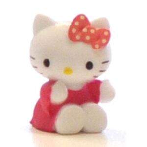 Μινιατούρα Hello Kitty με Πουά Ροζ Μπουφάν (Hello Kitty and Friends Supercute Adventures) Bullyland