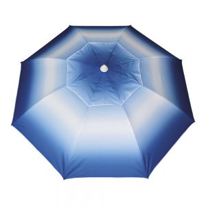 Ομπρέλα Παραλίας Escape 2m 8 Ακτίνες Ombre Μπλε λευκό