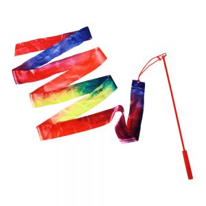 Κορδέλα Ρυθμικής Γυμναστικής Rainbow 200x4εκ. (stick: 35 cm)