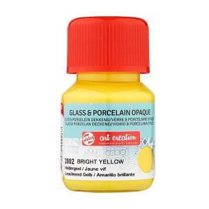 Talens χρώμα glass/porcelain opaque 2002 bright yellow 30ml