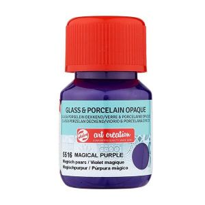 Talens χρώμα glass/porcelain opaque 5160 magical purple 30ml