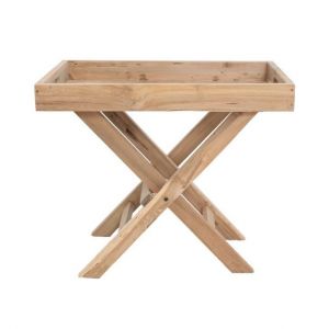 Τραπέζι Sanak  από ξύλο teak 70x45xΥ60εκ.