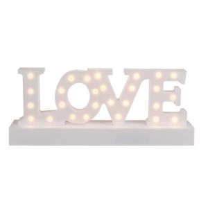 Φωτιστικό-πινακίδα «Love» με 27 led Y13,1x31,2x6,5εκ.