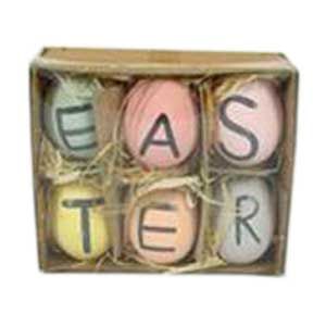 Διακοσμητικό EASTER με 6 Αβγά σε Κουτί 4,5x5.5εκ.