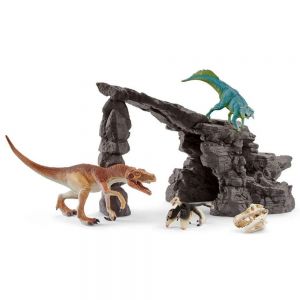 Σετ Παιχνιδιού Δεινόσαυροι με Σπηλιά Schleich-S