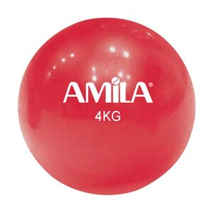 Μπάλα Γυμναστικής Amila 4kg. 16cm. Κόκκινη
