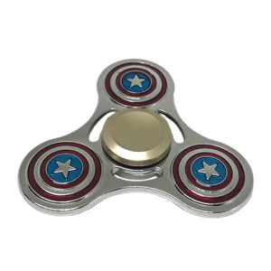 Fidget Spinner Captain America Τριπλό Χρυσό Hopthink