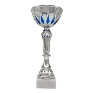 Κύπελλο Ασημί/Μπλε 23εκ. KO-1052