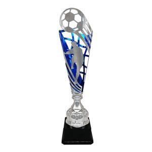 Κύπελλο Ασημί/Μπλε με Θέμα Ποδόσφαιρο 43εκ. KO-760