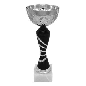 Κύπελλο Ασημί/Μαύρο 23εκ. KO-1077