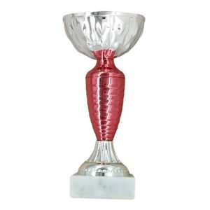 Κύπελλο Μινιατούρα Ασημί-Κόκκινο 15εκ. KM-208