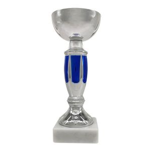 Κύπελλο Μινιατούρα Ασημί-Μπλε 15εκ. KM-251