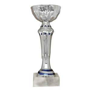Κύπελλο Μινιατούρα Ασημί-Μπλε 18εκ. KM-212