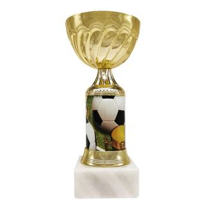Κύπελλο Μινιατούρα Ποδοσφαίρου Χρυσό 18εκ. KM-257
