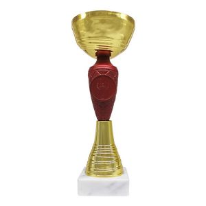 Κύπελλο Μινιατούρα Χρυσό-Κόκκινο 18εκ. KM-250
