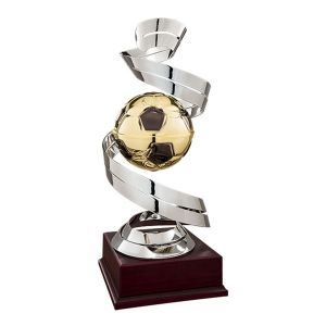 Κύπελλο Πολυτελείας Ασημί Χρυσό με Θέμα Ποδόσφαιρο 50εκ. ΚΠ-133