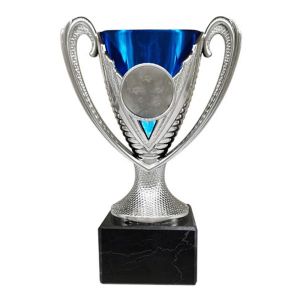 Κύπελλο Μινιατούρα Ασημί-Μπλε 14εκ. KM-279