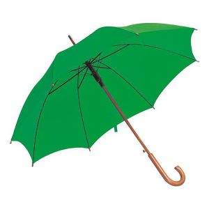 Ομπρέλα Αυτόματη Πράσινη με Ξύλινη Λαβή Ø105εκ.
