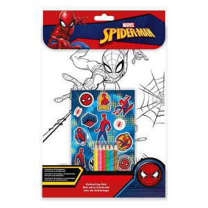 Σετ Ζωγραφικής Spiderman με Ξυλομπογιές Y31x21x2εκ.