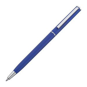 Στυλό Πλαστικό Slim Line Μπλε με Ασημένιες Λεπτομέρειες Υ13,6xØ0,8εκ.