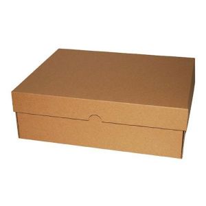 Κουτί Κραφτ Υ10x31x25εκ. Α4+ με Αναδιπλούμενο Καπάκι Μικροβέλε Οικολογικό