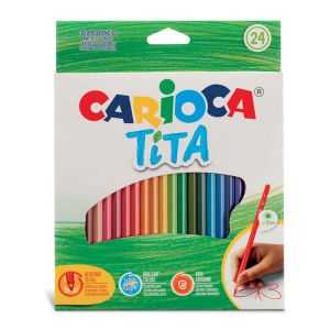 Ξυλομπογιές 24 Χρωμάτων Carioca Tita