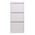 Συρταριέρα Κρεμαστών Φακέλων με Κλειδαριά και 3 Συρτάρια Nextdeco Γκρι Υ103,1x46x62εκ.