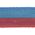 Στρώμα Πολεμικών Τεχνών 100x100x2.5εκ. Κόκκινο/Μπλε