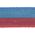 Στρώμα Πολεμικών Τεχνών 100x100x2εκ. Κόκκινο/Μπλε Half/Half