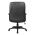 Καρέκλα Γραφείου Διευθυντική Τροχήλατη Μαύρη με Πλαστική Βάση 51x52x103-113εκ.