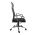 Καρέκλα Γραφείου Τροχήλατη Μαύρη με Δίχτυ στην Πλάτη 66x64x112-122 εκ.