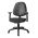 Καρέκλα Γραφείου Τροχήλατη Μαύρη με Υφασμάτινη Πλάτη
