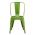 Καρέκλα Μεταλλική Loft Στοιβαζόμενη Olive Green 45x48xΥ85εκ.